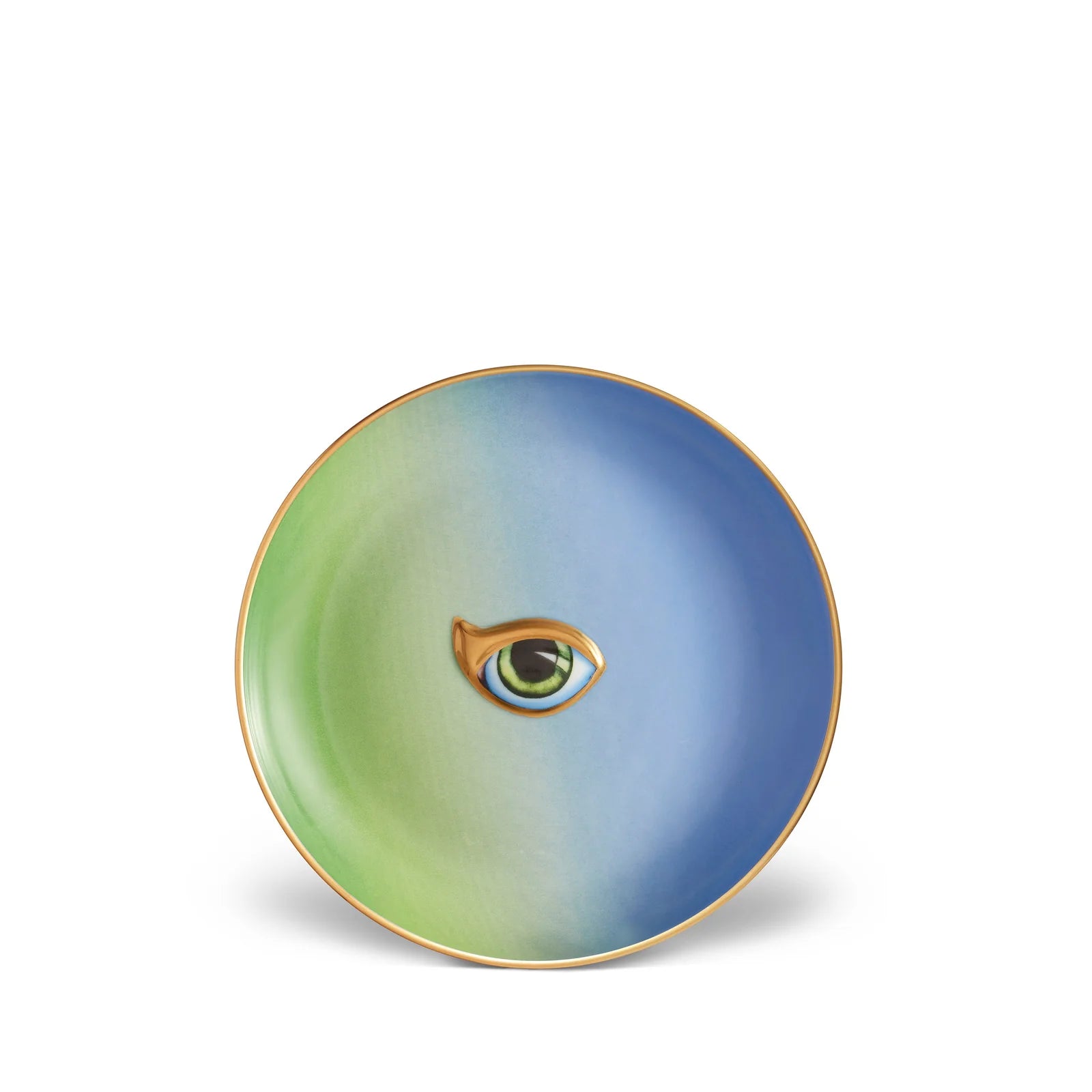 L'OBJET Lito plate | Green & Blue