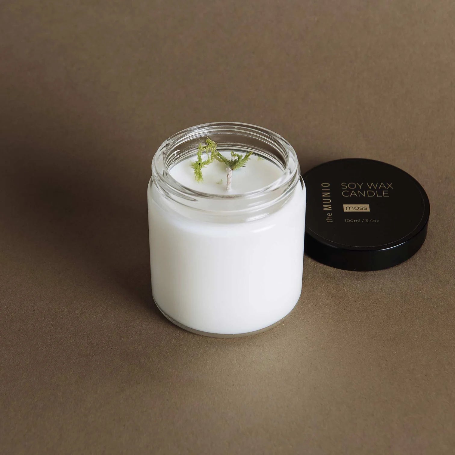 THE MUNIO Moss Soy Wax Candle| 100 ml
