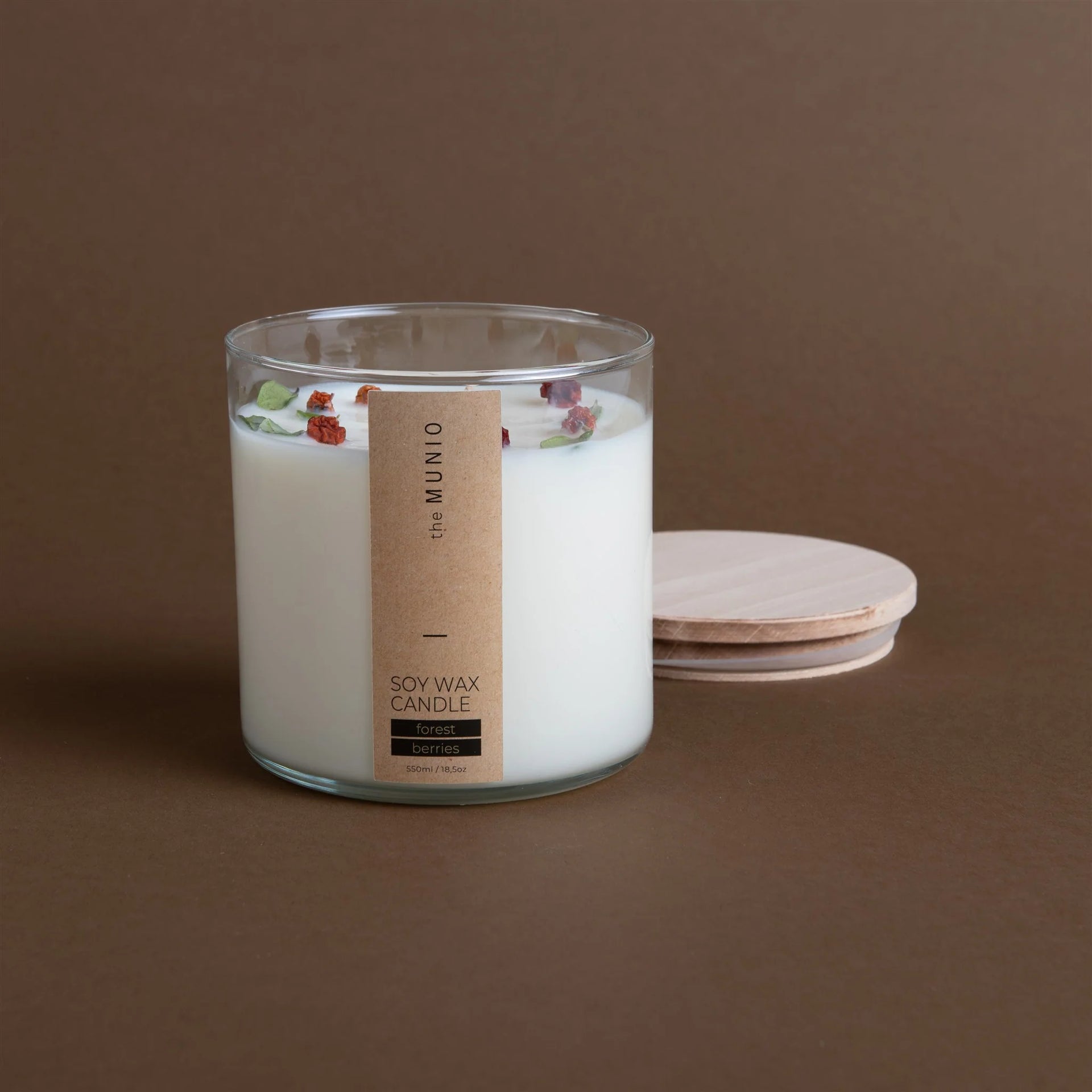THE MUNIO Forest Berries  Soy Wax Candle | 550 ml