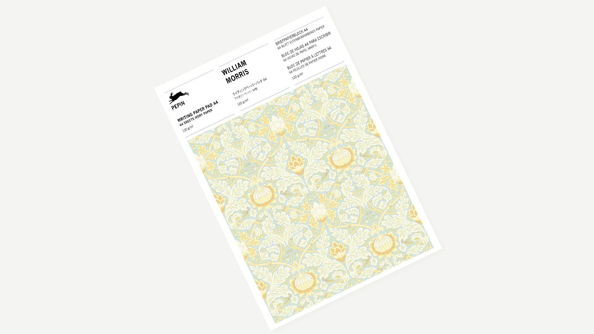 PEPIN PRESS A4 Writing Pad |  William Morris