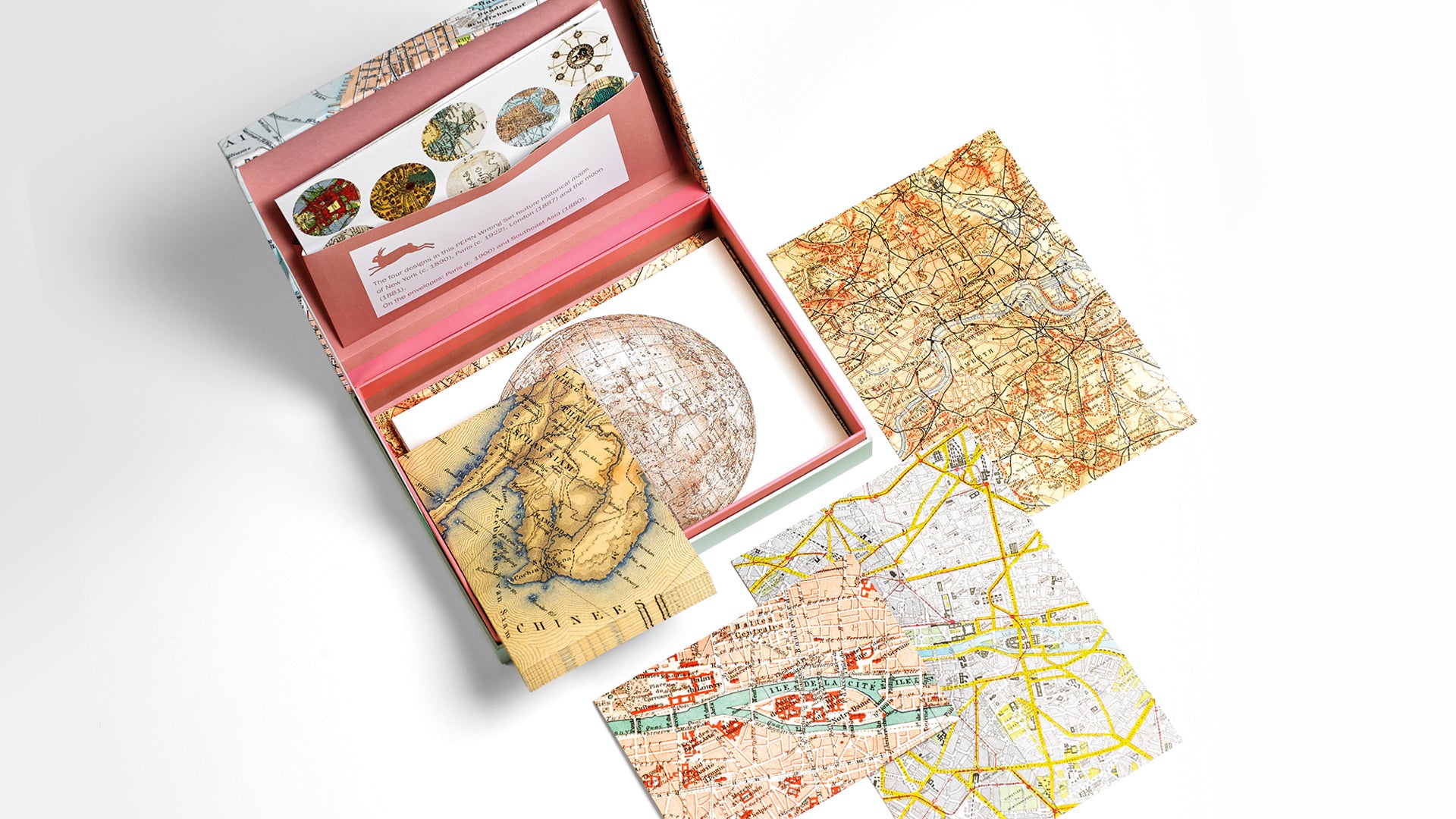PEPIN PRESS Letter Writing Set | Maps