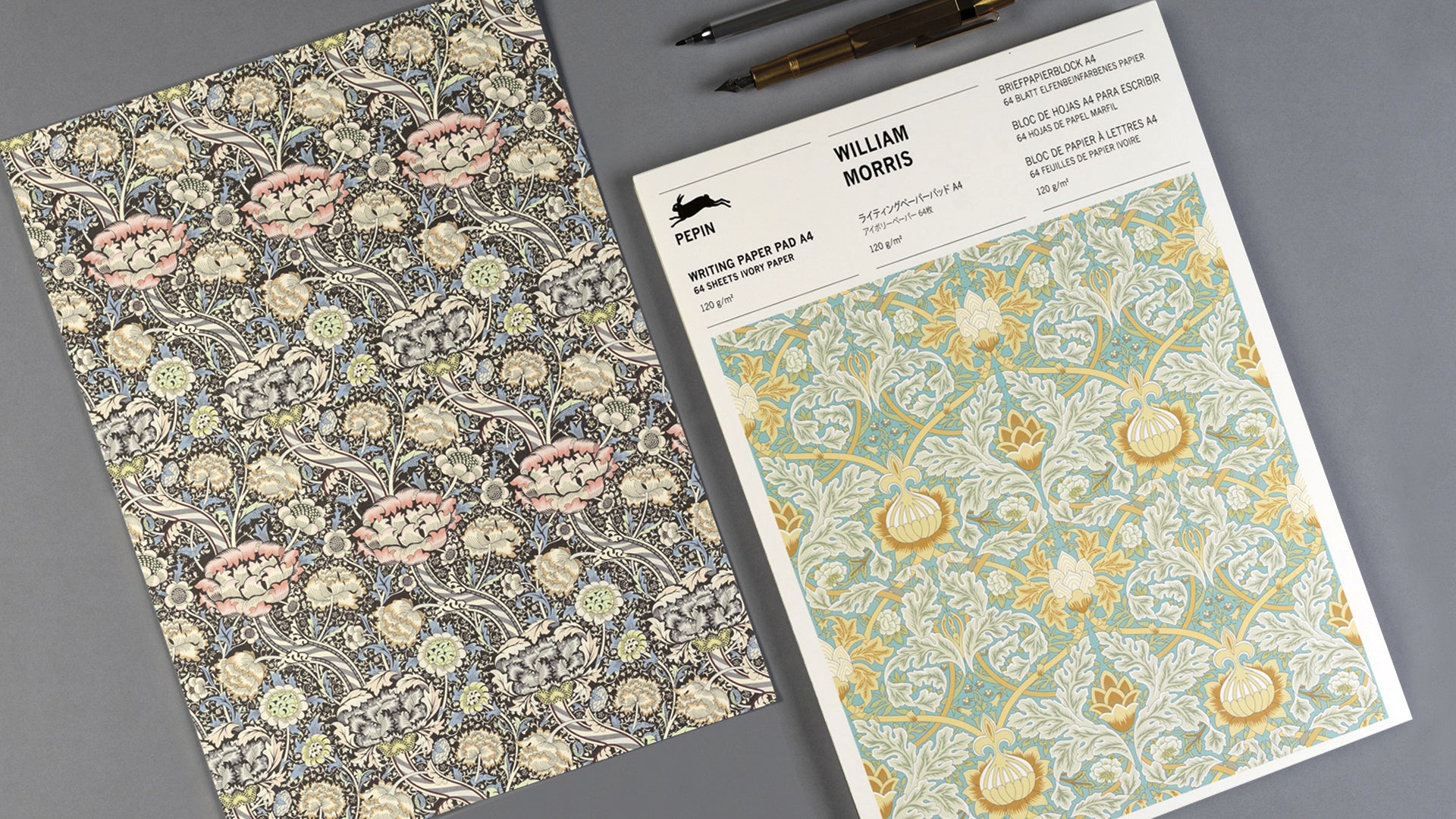 PEPIN PRESS A4 Writing Pad |  William Morris