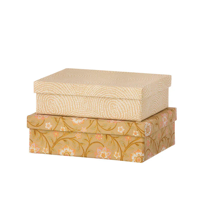 BUNGALOW Oblong Duo Box | Roja  Desert | Set of 2
