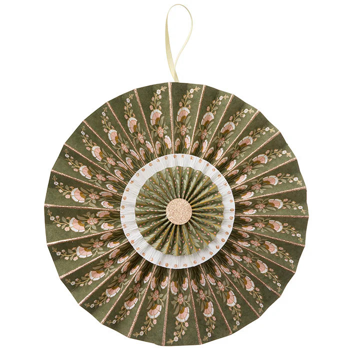 BUNGALOW Paper Rosette Calla | Ø30cm | Olive