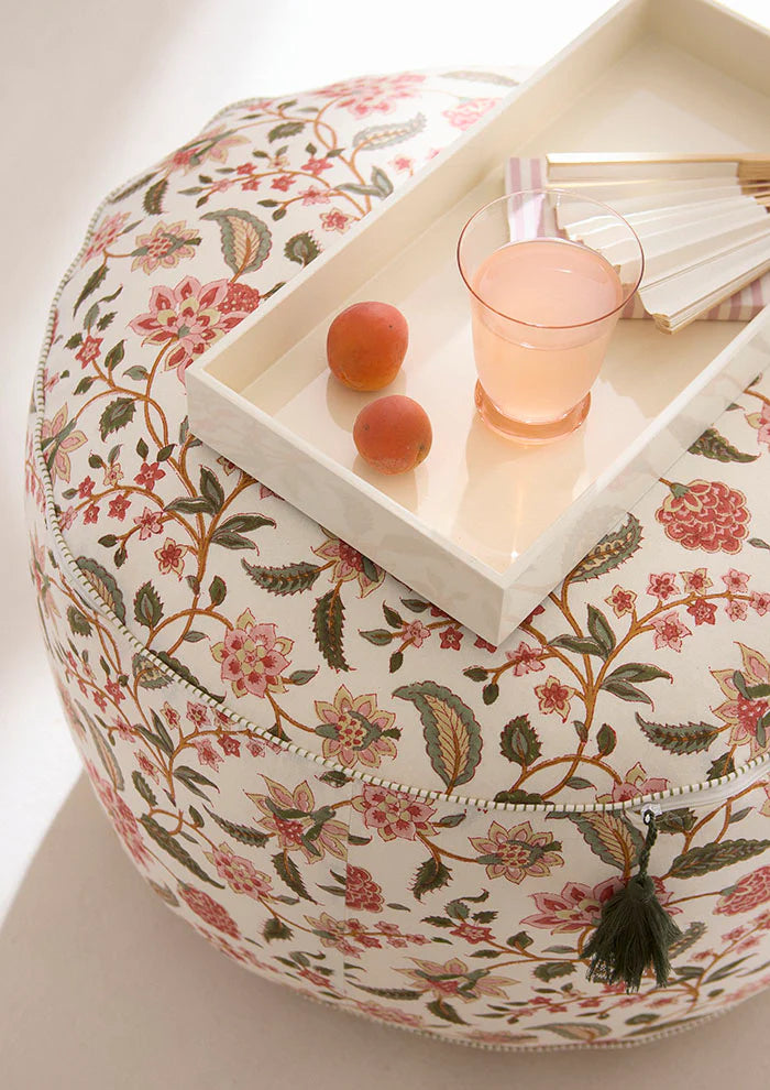 BUNGALOW Pouf Divya  Melon | 30x55cm