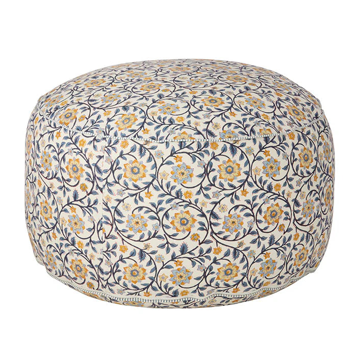 BUNGALOW Pouf Roja Indigo | 30x55cm