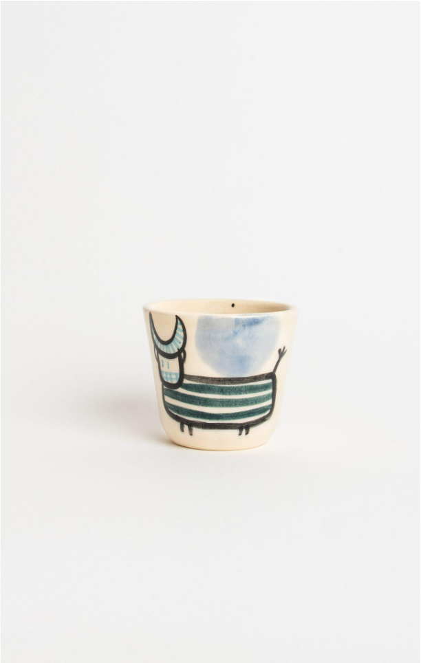 ALEX MANOUSAKI  Bullheaded Espresso Cup