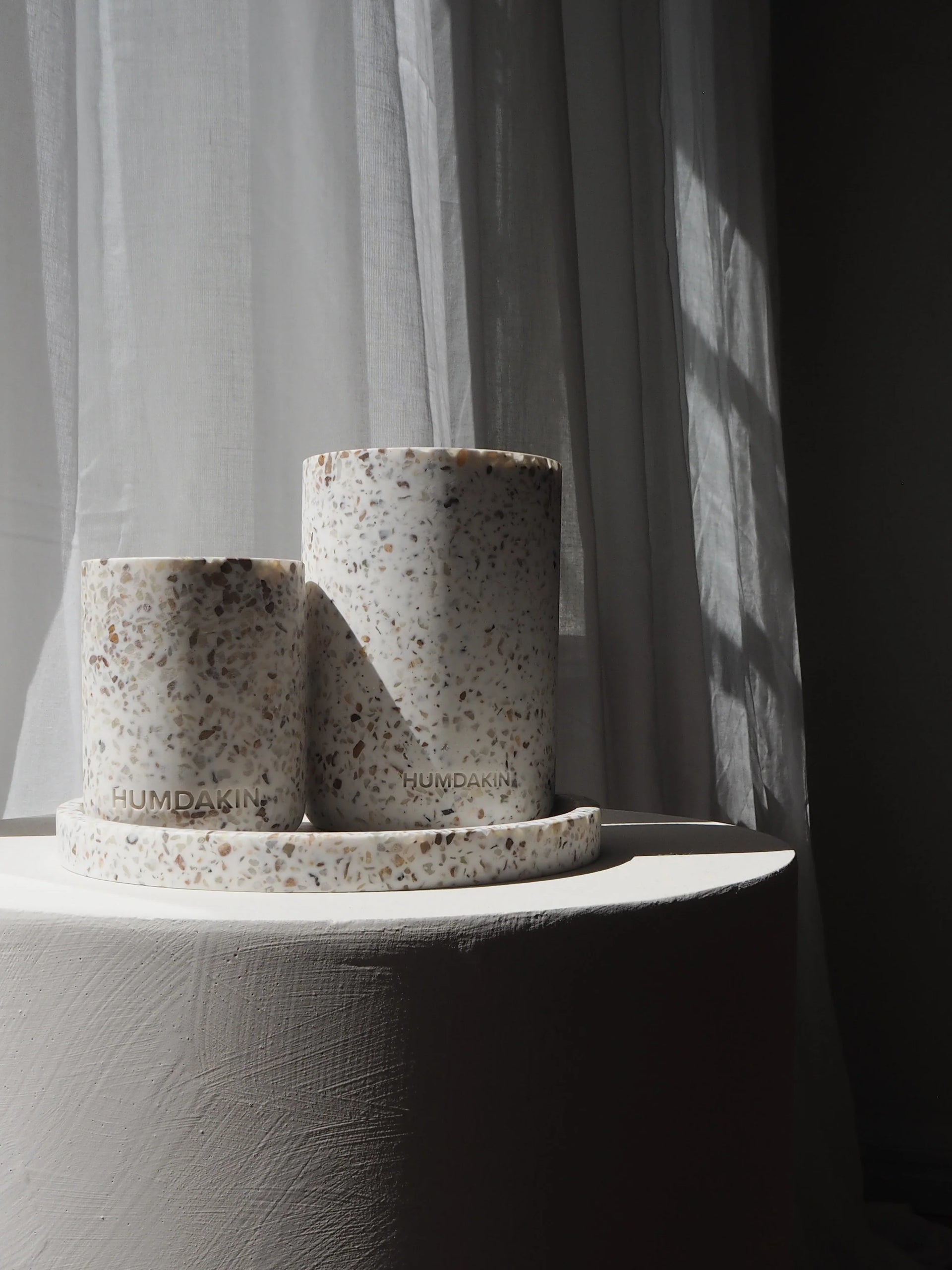 HUMDAKIN Bologna terrazzo Vase w/lid