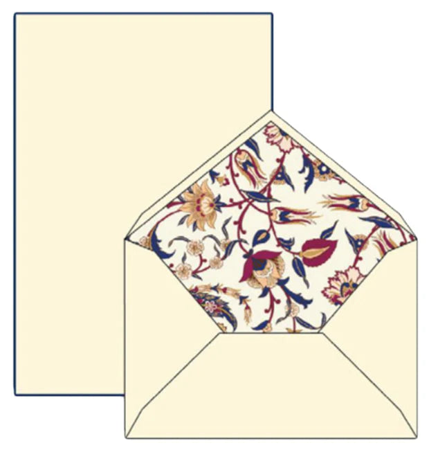ROSSI Cards | Maroon Arabesque Pattern |  Box 10/10