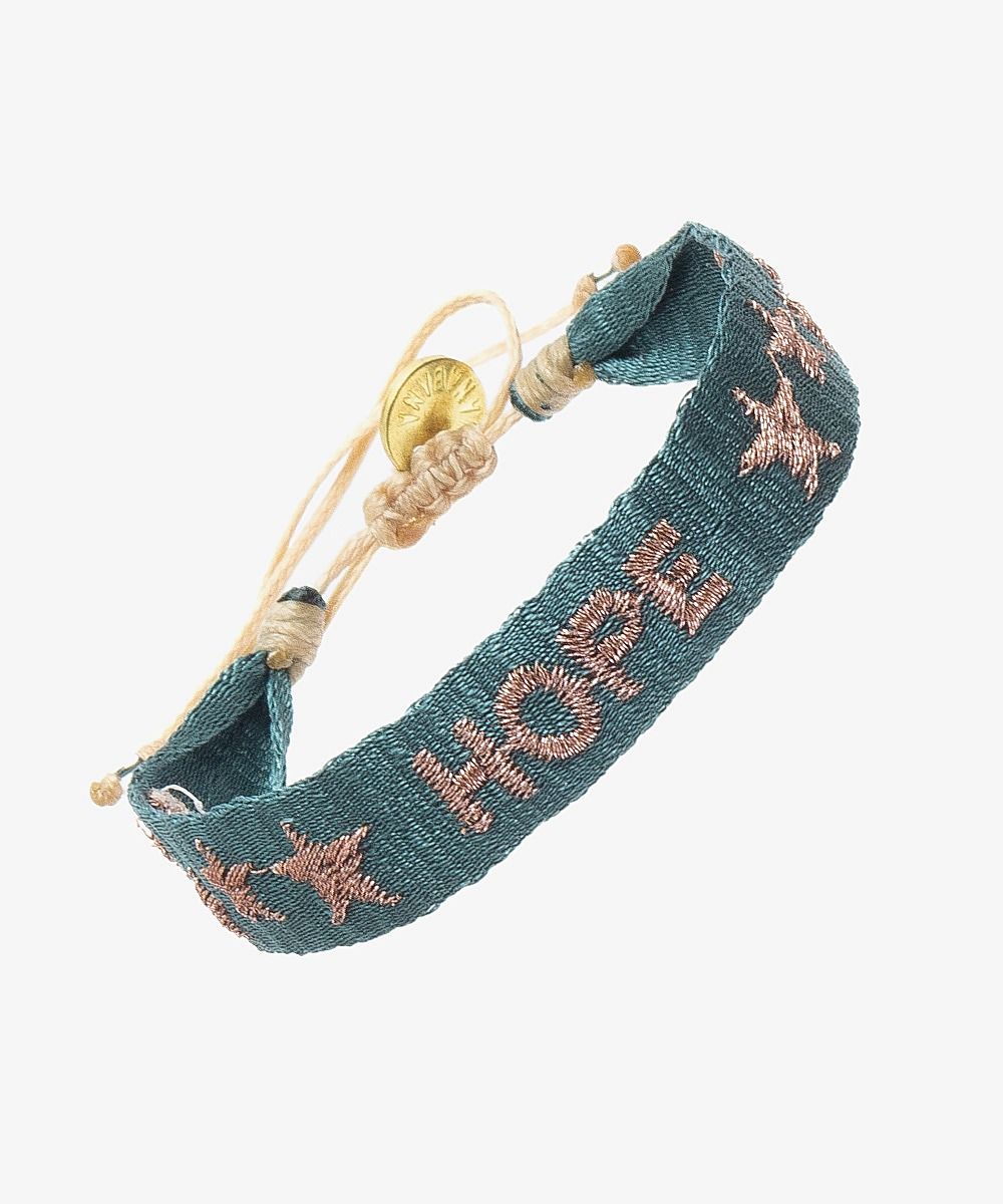 GUANABANA Embroidered Bracelet | Hope | Green