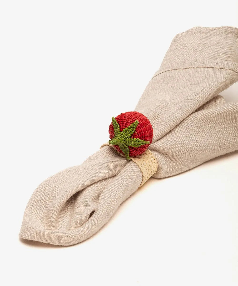 GUANABANA Napkin Ring Tomato