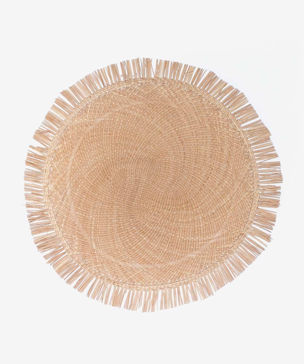 GUANABANA Centerpiece with Fringes- toasted