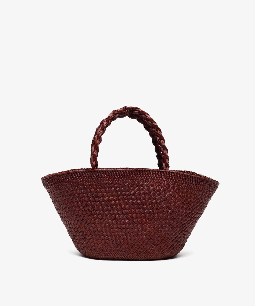 GUANABANA Santa Barbara  Iraca Bag | Burgundy