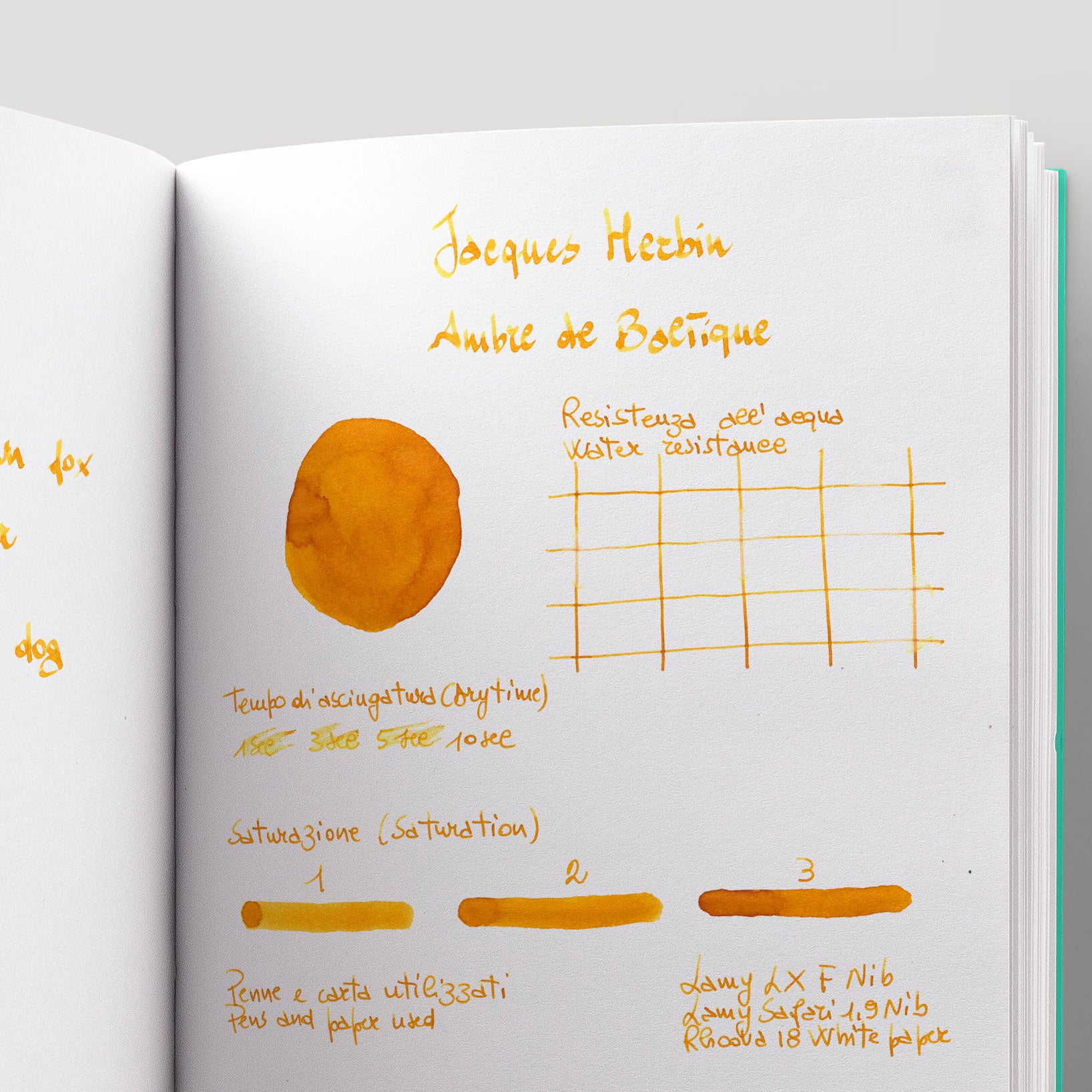 HERBIN ESL Ink | Ambre de  Baltique | 50 ml