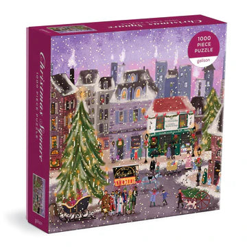 GALISON Puzzle | Christmas Square-Sparkling City | 1000 pcs