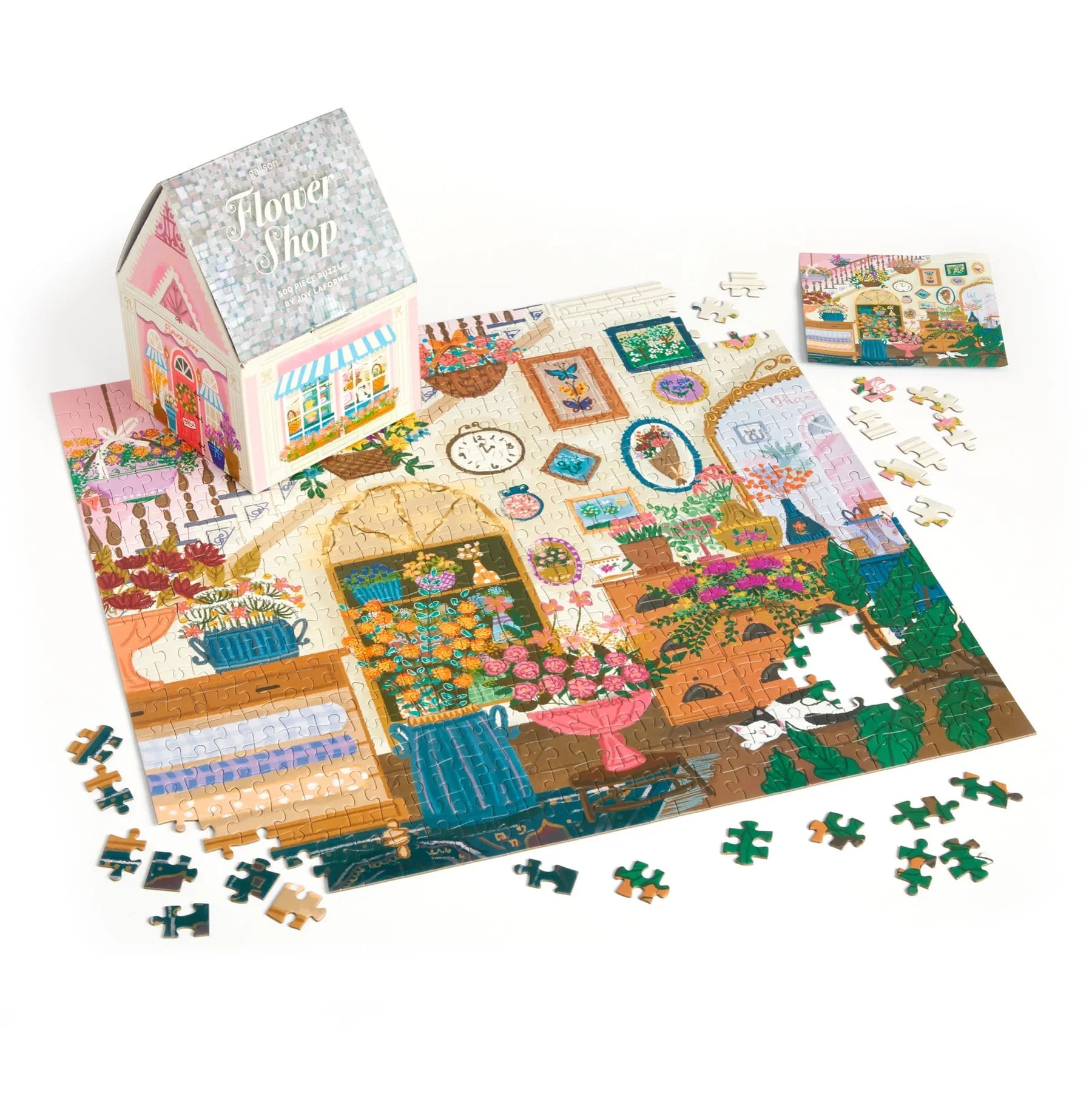 GALISON Joy Laforme Flower Shop 500 Piece House Puzzle