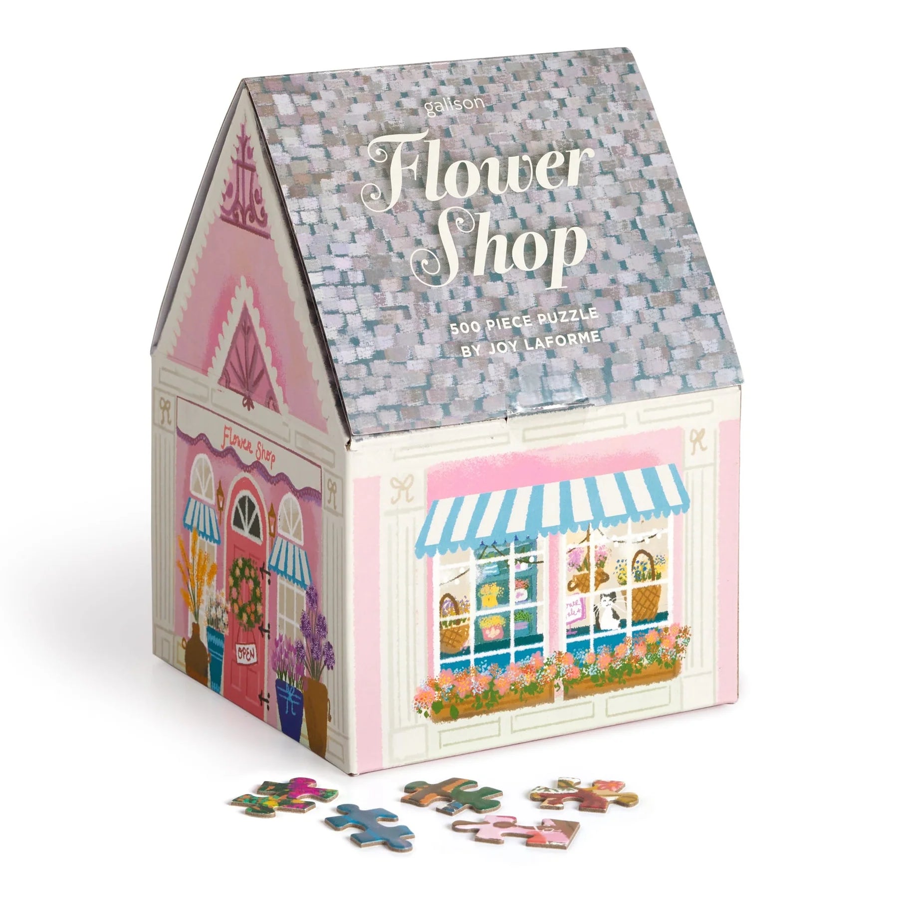 GALISON Joy Laforme Flower Shop 500 Piece House Puzzle
