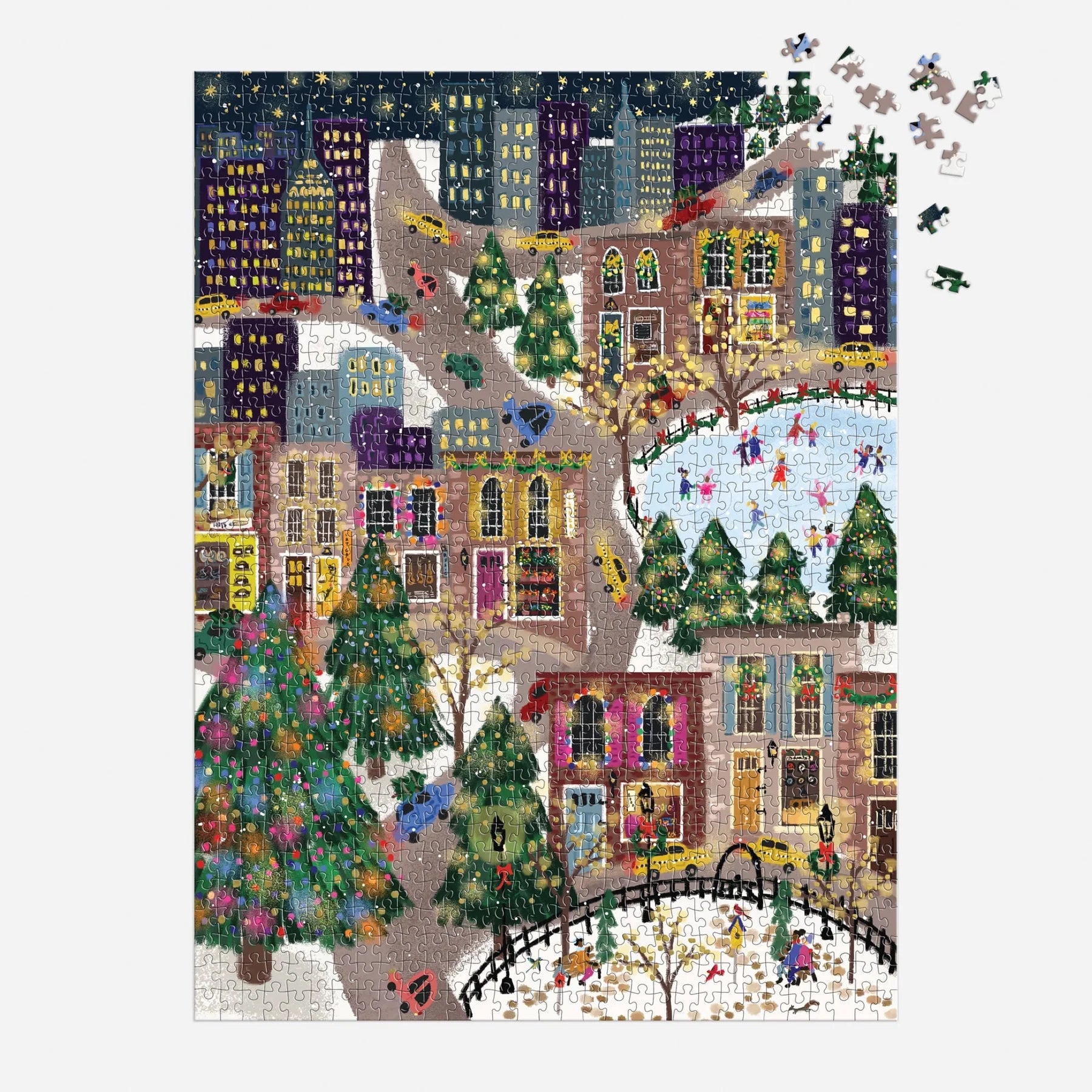 GALISON Sparkling City | 1000 PC Foil Puzzle