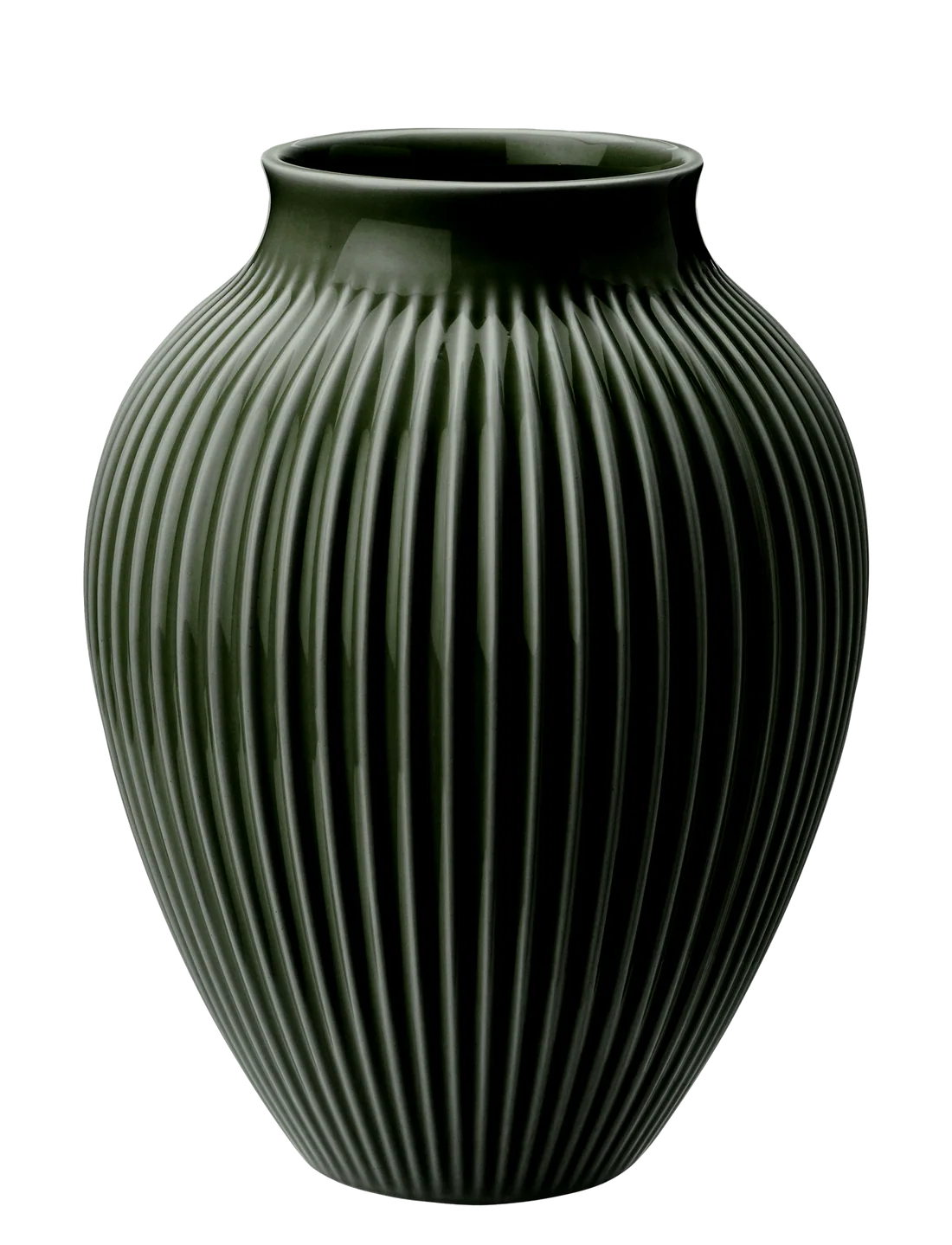 KNABSTRUP  Ripple Vase | H 27 cm | Dark Green