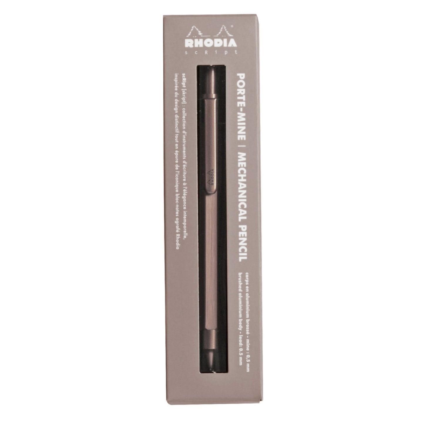 RHODIA Script Mechanical Pencil | Rosewood | 0.5mm