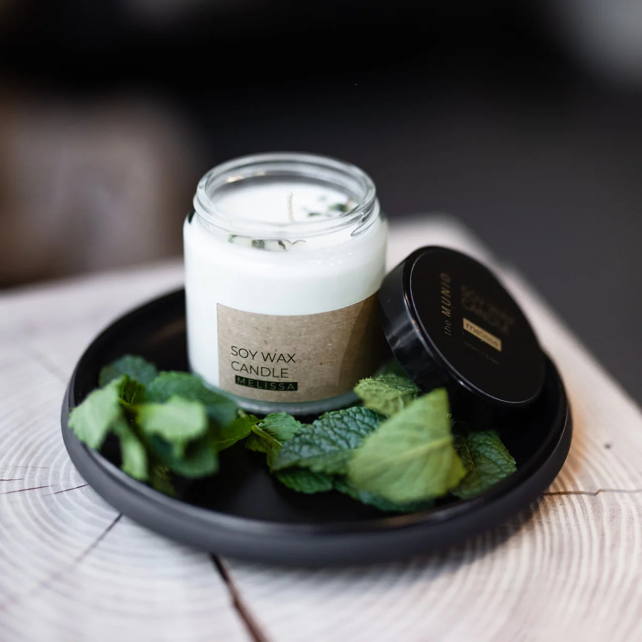 THE MUNIO Melissa Soy Wax Candle 100 ml