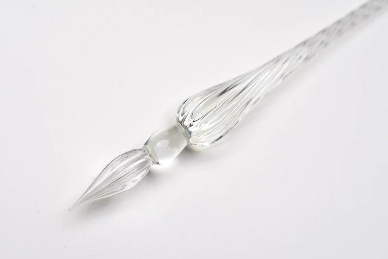 HERBIN Hand crafted Glass Pen | 18cm | Clear