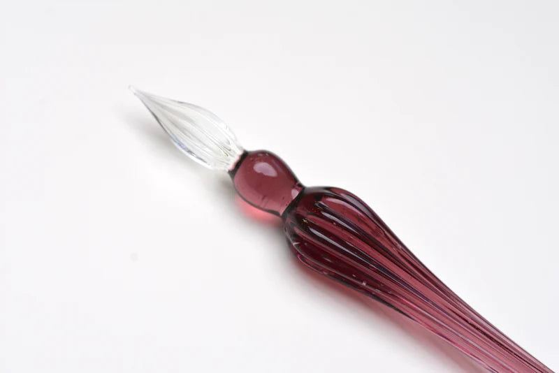 HERBIN Hand crafted Glass Pen | 18cm | Violet
