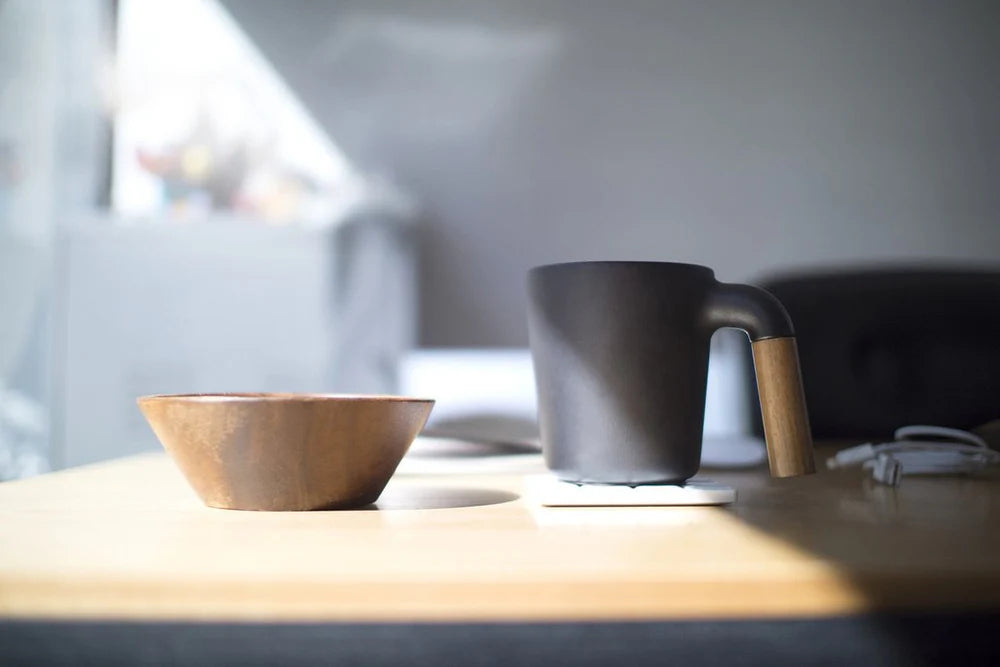 HMM Mugr | charcoal and walnut