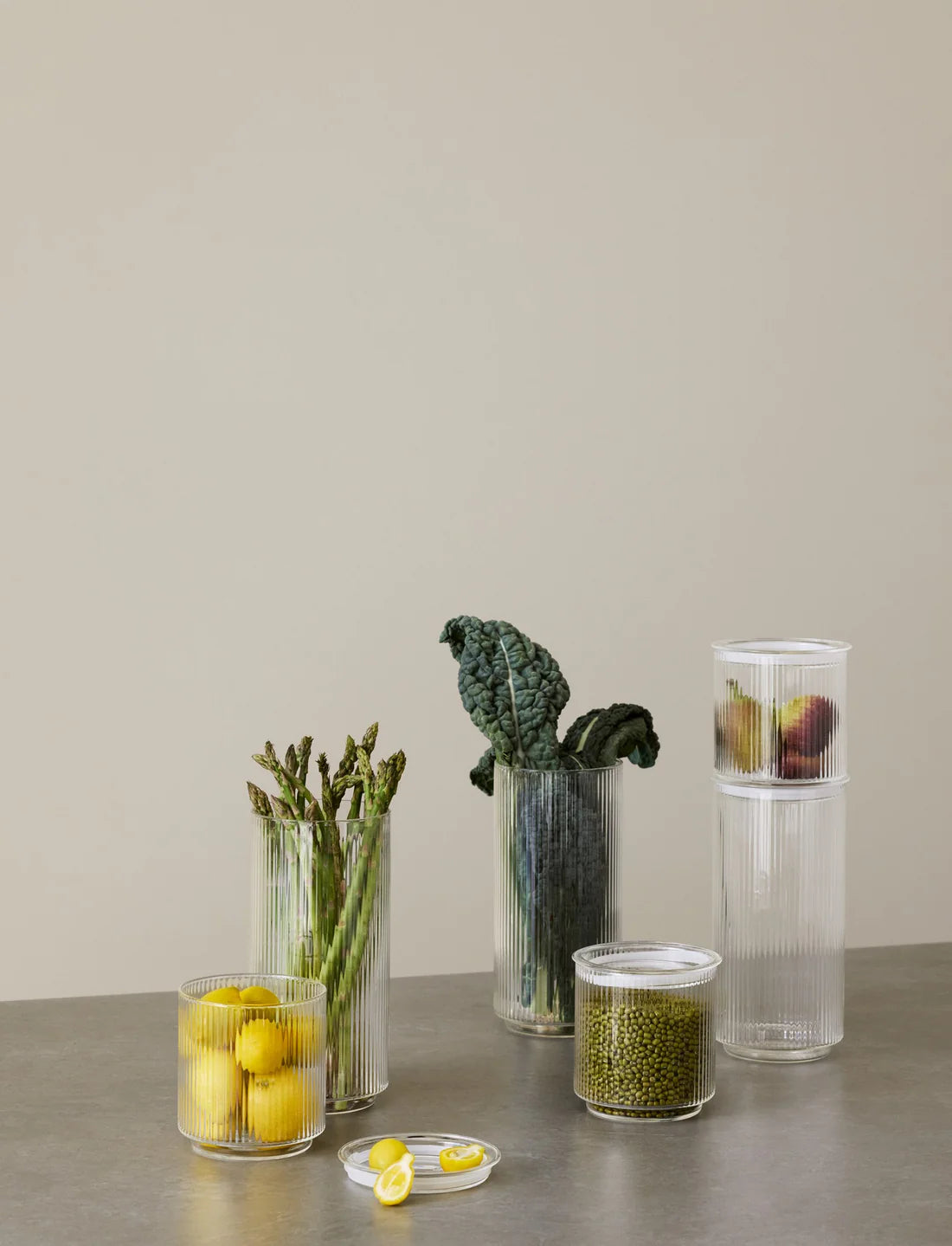 STELTON Pilastro storage jar 0.6 l.